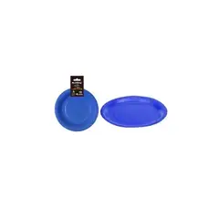 GENERICO - Plato De Papel Azul 7 Pulgadas 17cm 10pcs