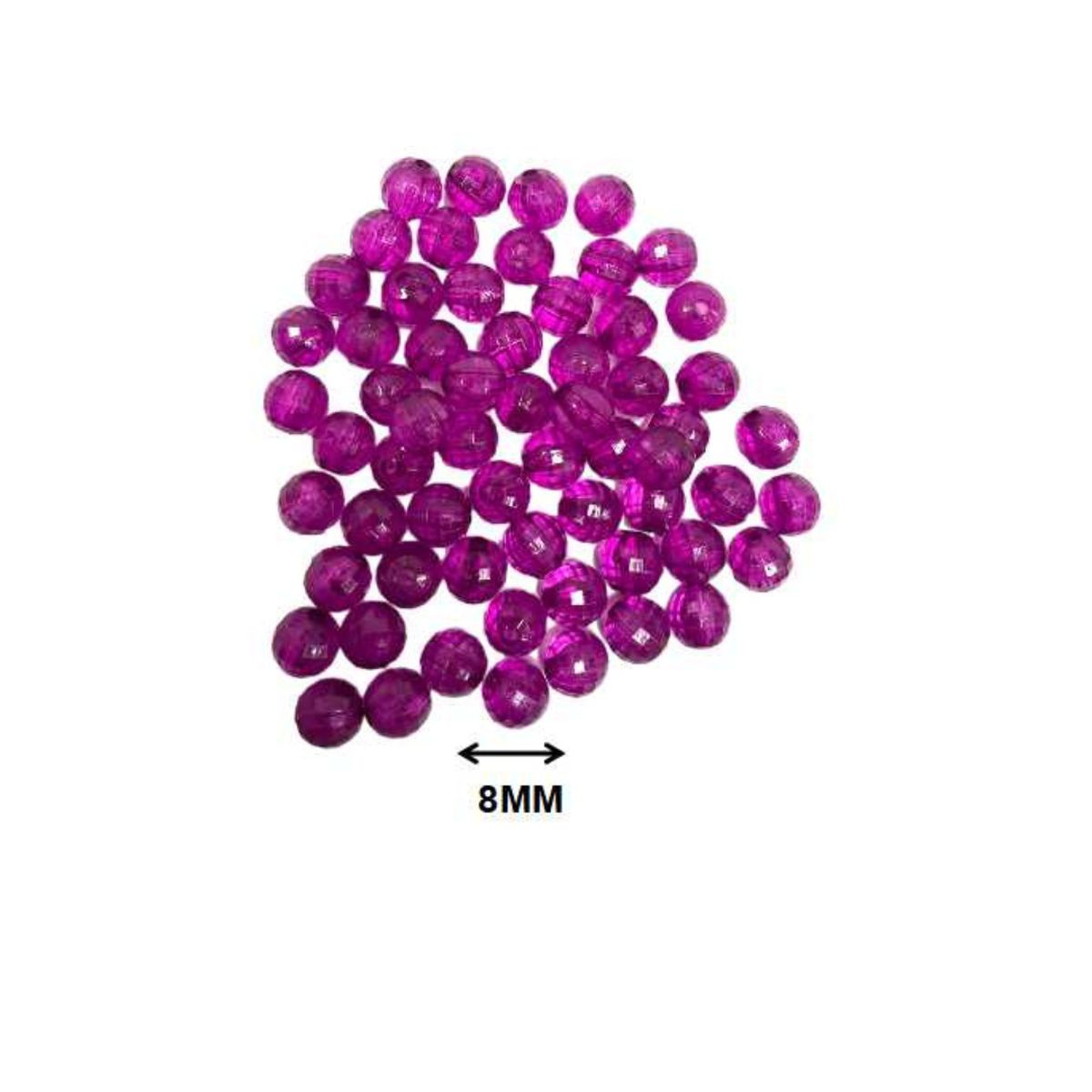 GENERICO - PIEDRAS PARA PULSERAS DESCARTABLES 8 MM