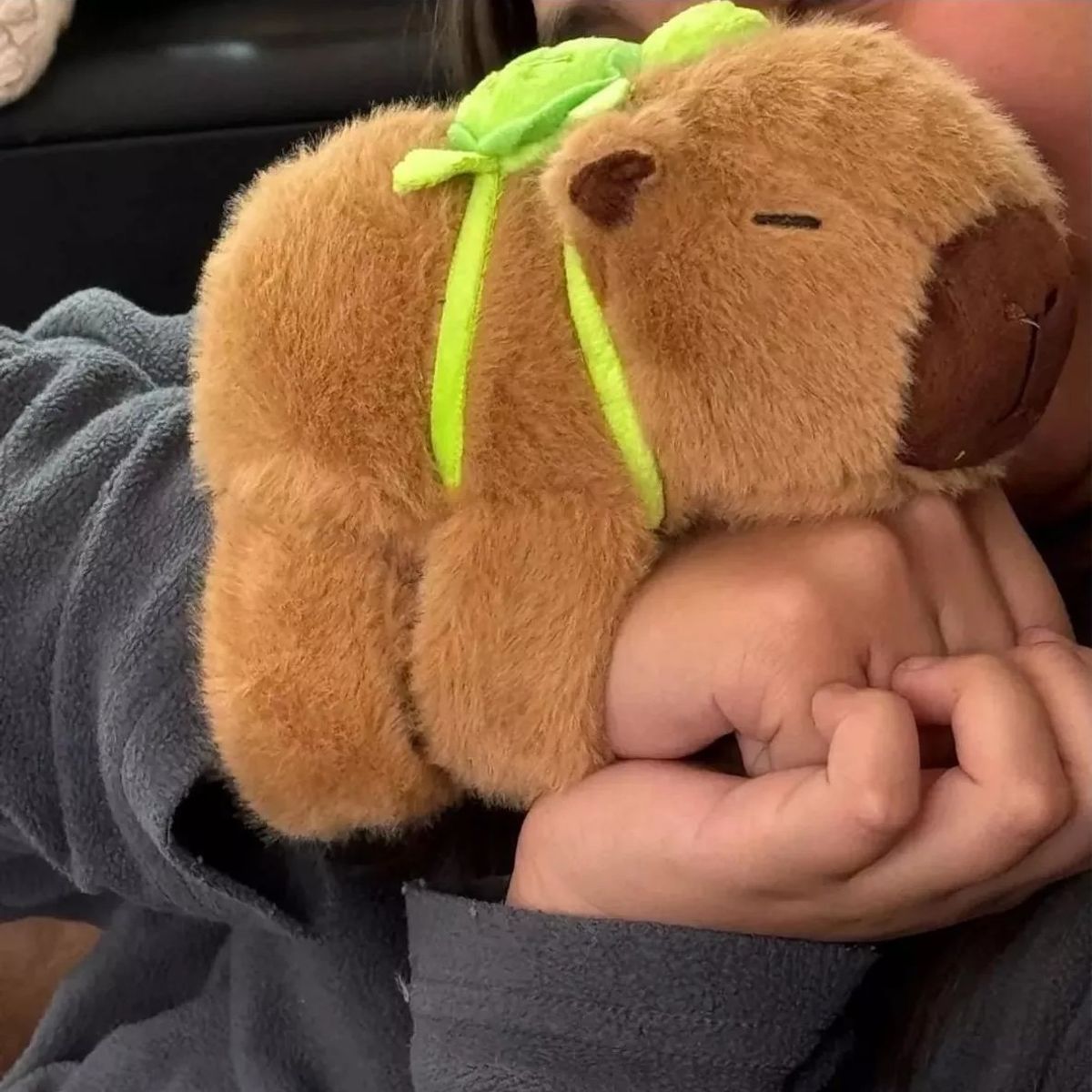 GENERICO - Peluche Capibara Abraza Muñeca Carpincho Kawaii