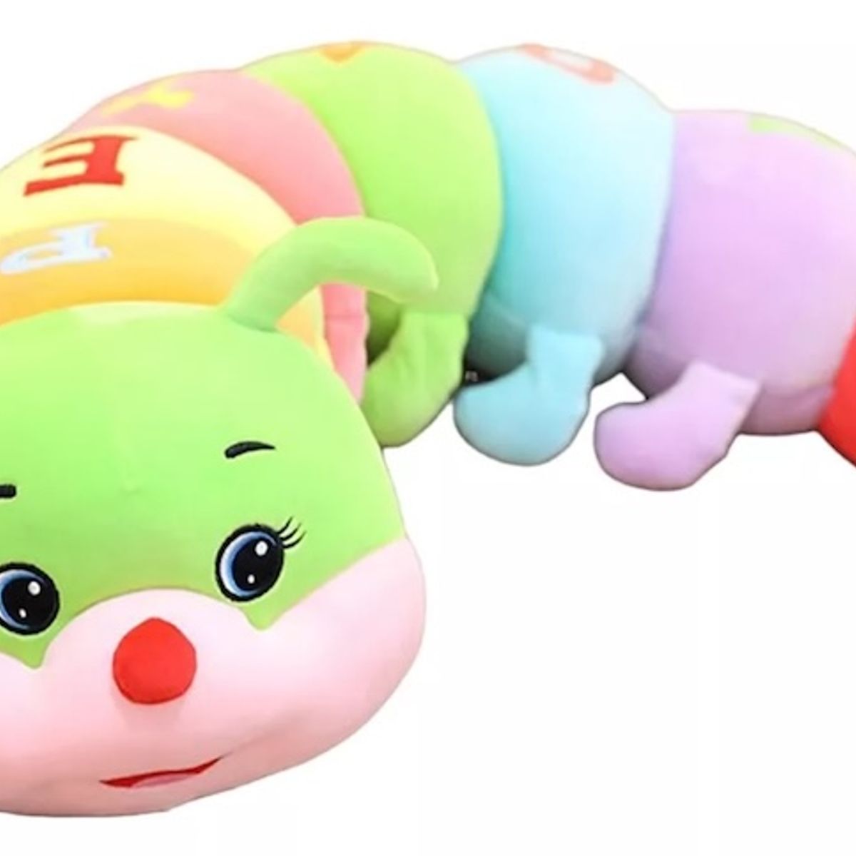 GENERICO - Almohada Oruga Peluche - Suavidad 90 Cm