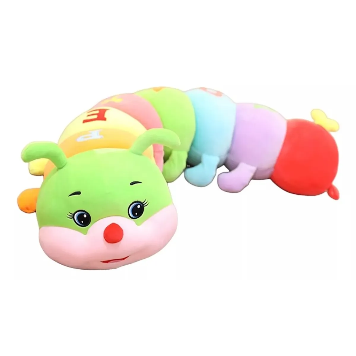 GENERICO - Almohada Oruga Peluche - Suavidad 90 Cm