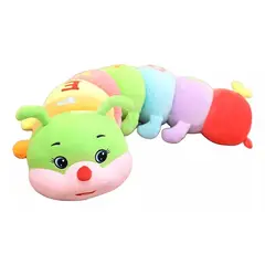 GENERICO - Almohada Oruga Peluche - Suavidad 90 Cm