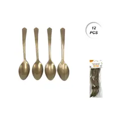 GENERICO - CUBIERTOS DESCARTABLES 12 PCS 18 CM