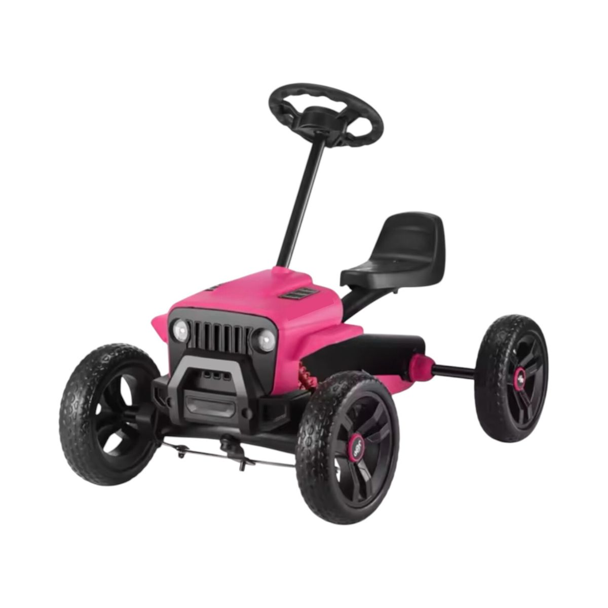 GENERICO - Racing Go Kart para Niños a Pedales - Rosado