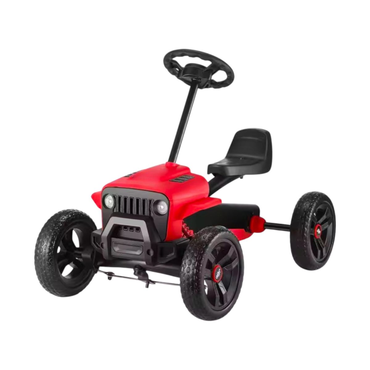 GENERICO - Racing Go Kart para Niños a Pedales - Rojo