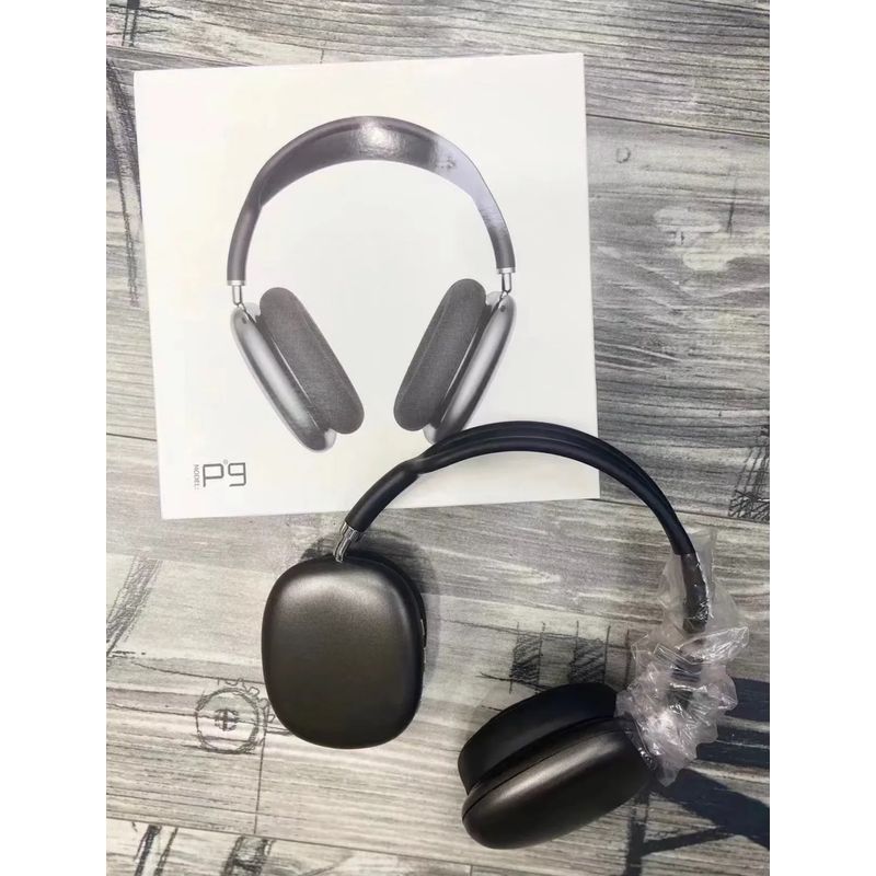GENERICO - Audífonos P9 Bluetooth 5.0 Cancelación De Ruido Negros