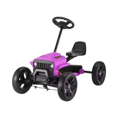 GENERICO - Racing Go Kart para Niños a Pedales - Morado