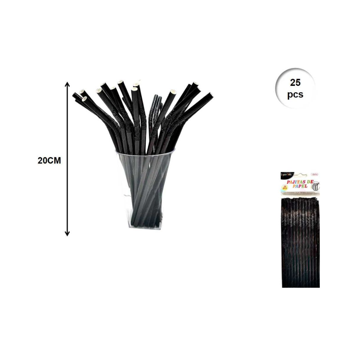 GENERICO - PITILLOS 25 PCS 20 CM