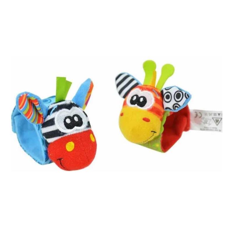 GENERICO - Pack Pulseras Muñequera Estimulante Sensorial Bebé
