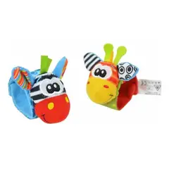 GENERICO - Pack Pulseras Muñequera Estimulante Sensorial Bebé