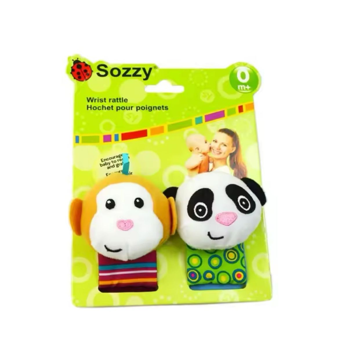 GENERICO - Pulsera Muñequera Sonajero Cascabel Estimulador Para Bebe