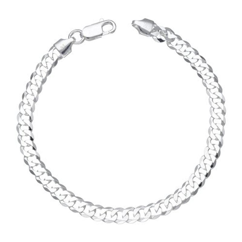 GENERICO - Pulsera grumet 5mm plata 925 19cm