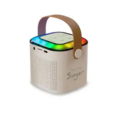 MLAB - Parlante Karaoke Infantil 2 Microfonos Blanco/ - 9394 Nexstore