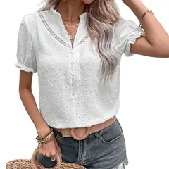 BLWOENS - Polera Manga Corta Mujer - Blanco
