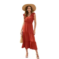 BLWOENS - Vestido Mujer - Naranja