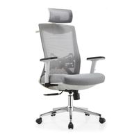 Silla De Oficina Ergonómica Con Tapizado De Mesh Y Tela