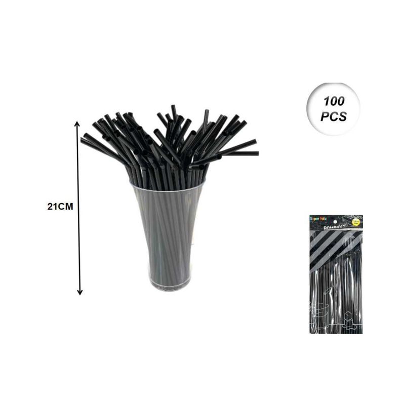 GENERICO - PITILLOS 100 PCS 21 CM