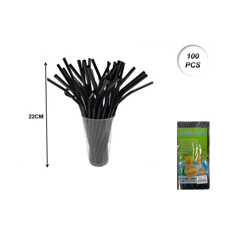 GENERICO - PITILLOS 100 PCS 22 CM