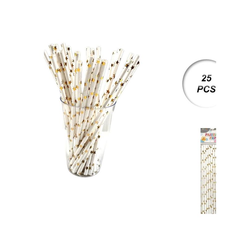 GENERICO - PITILLOS DE PAPEL 25 PCS