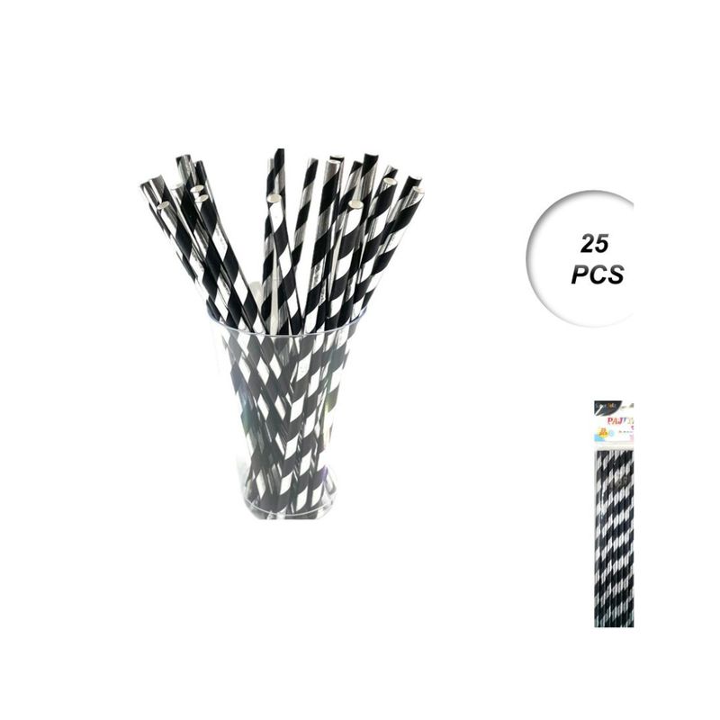 GENERICO - PITILLOS DE PAPEL 25 PCS