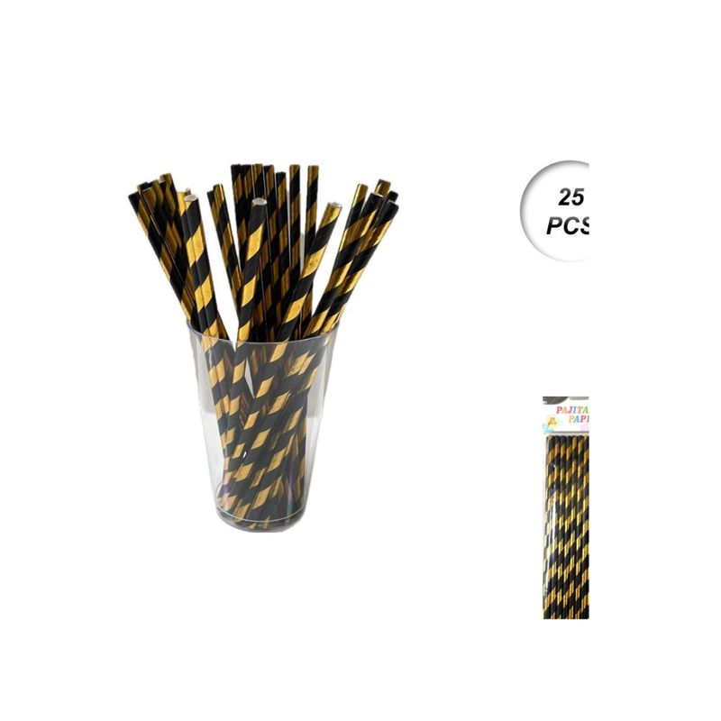 GENERICO - PITILLOS DE PAPEL 25 PCS