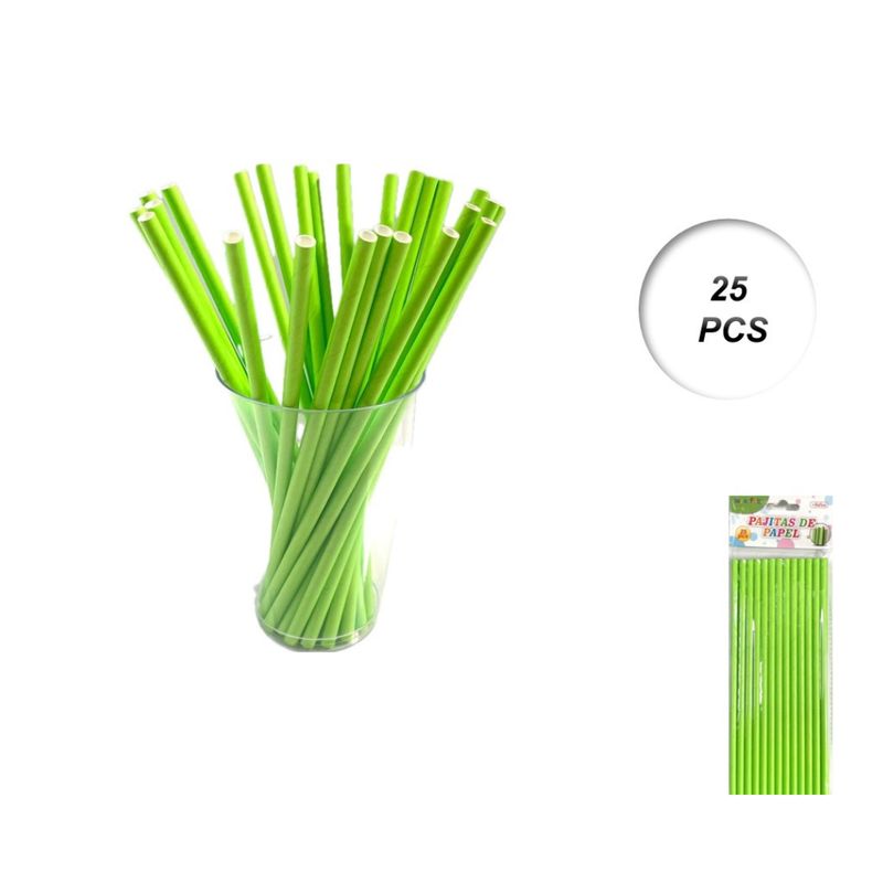 GENERICO - PITILLOS DE PAPEL 25 PCS