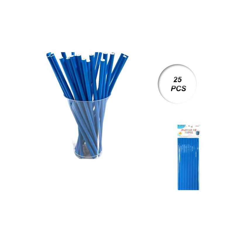 GENERICO - PITILLOS DE PAPEL 25 PCS