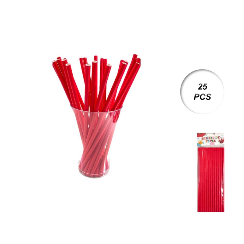 GENERICO - PITILLOS DE PAPEL 25 PCS