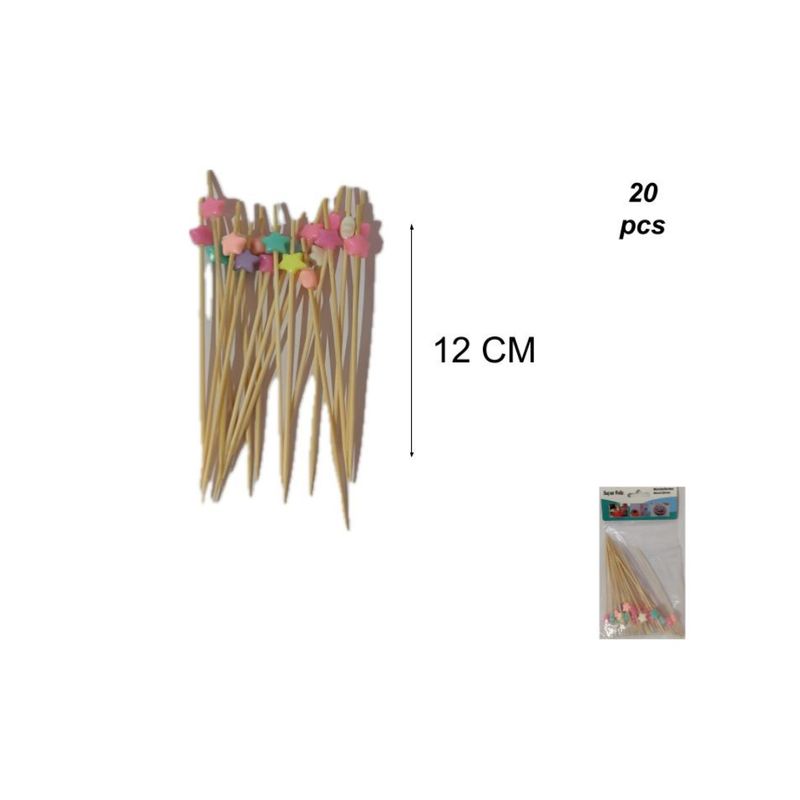 GENERICO - MONDADIENTES DESCARTABLES 20 PCS 12 CM