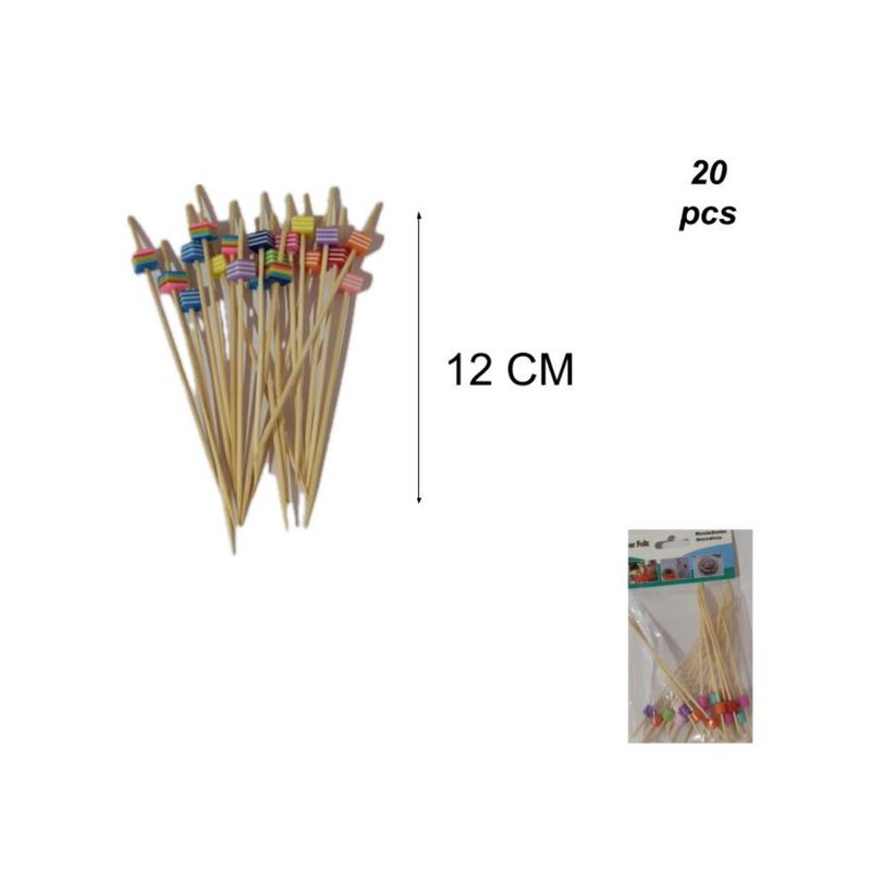 GENERICO - MONDADIENTES DESCARTABLES 20 PCS 12 CM