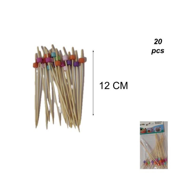 GENERICO - MONDADIENTES DESCARTABLES 20 PCS 12 CM