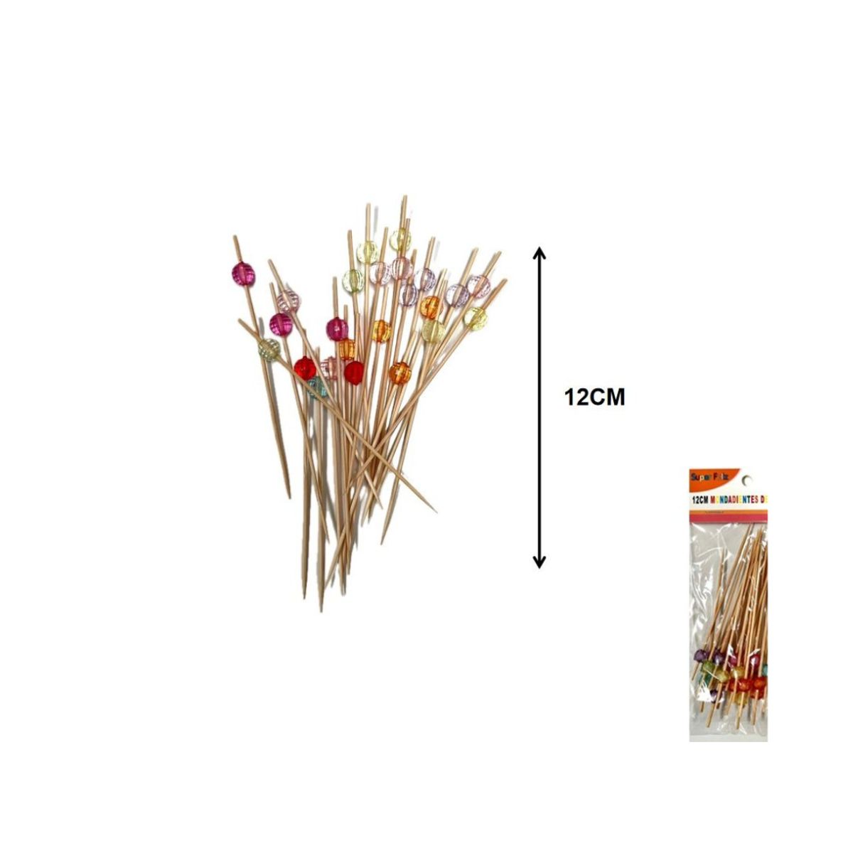 GENERICO - MONDADIENTES DESCARTABLES 20 PCS 12 CM