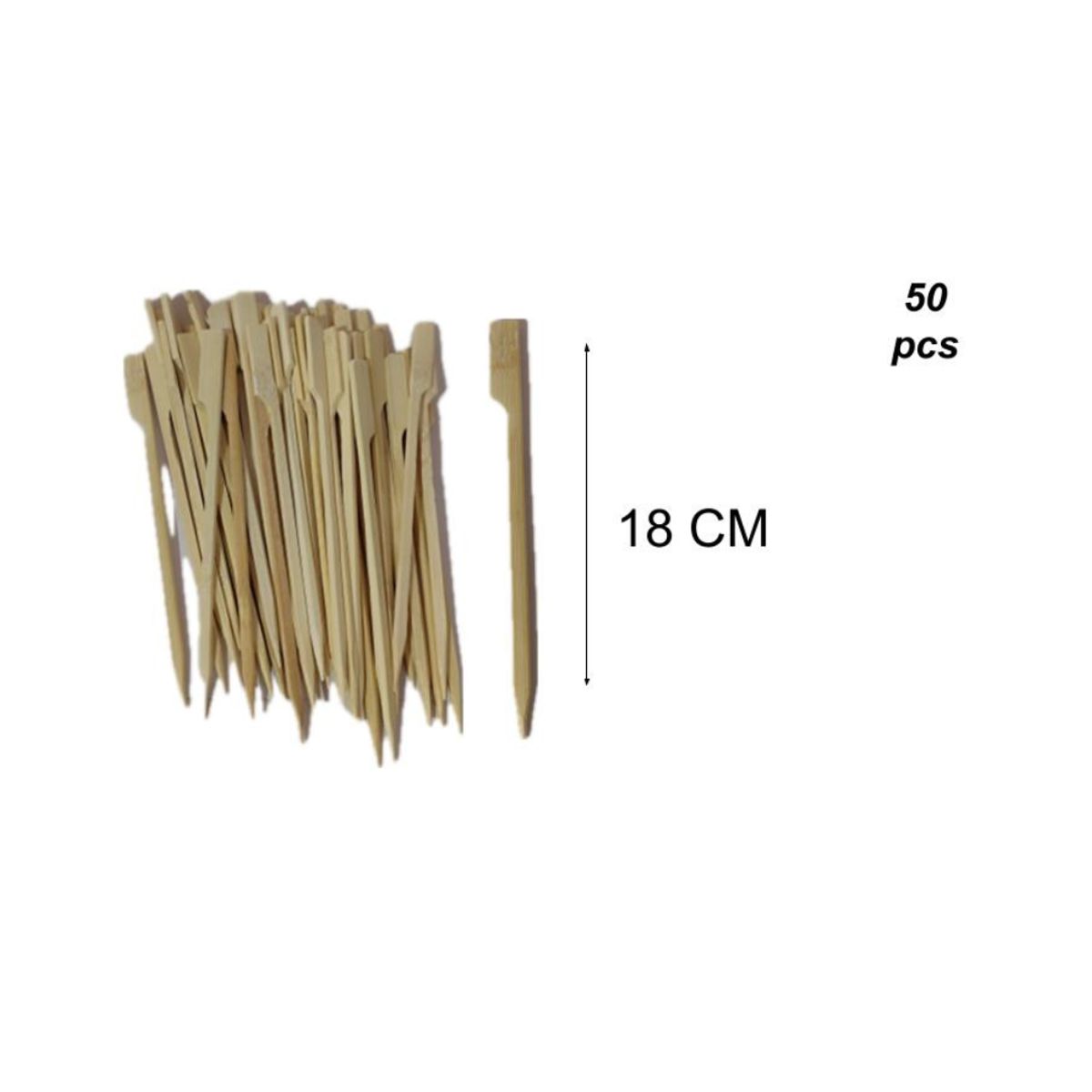 GENERICO - MONDADIENTES DESCARTABLES 50 PCS 18 CM