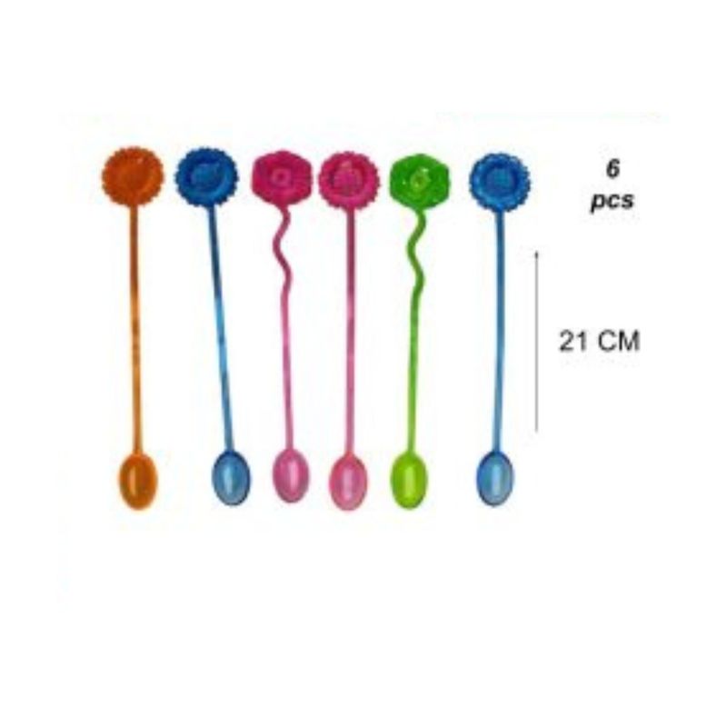GENERICO - CUBIERTOS DESCARTABLES 6 PCS 21 CM