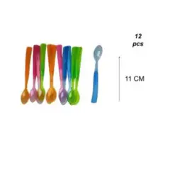 GENERICO - CUBIERTOS DESCARTABLES 12 PCS 11 CM