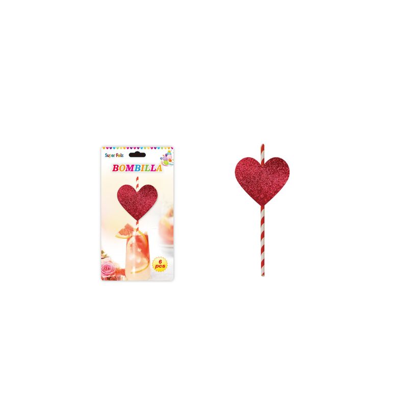 GENERICO - PITILLOS DE PAPEL 6 PCS
