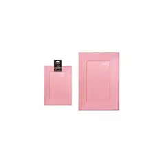 GENERICO - Plato Rectangular De Plástico Rosa 33x23cm 3pcs 35g