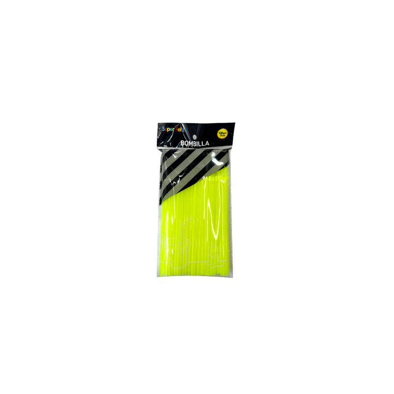 GENERICO - PITILLOS DESCARTABLES 100 PCS 21 CM