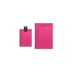 GENERICO - Plato Rectangular De Plástico Fuscia 33x23cm 3pcs 35g