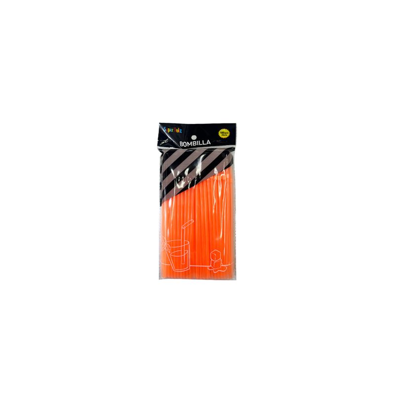 GENERICO - PITILLOS DESCARTABLES 100 PCS 21 CM