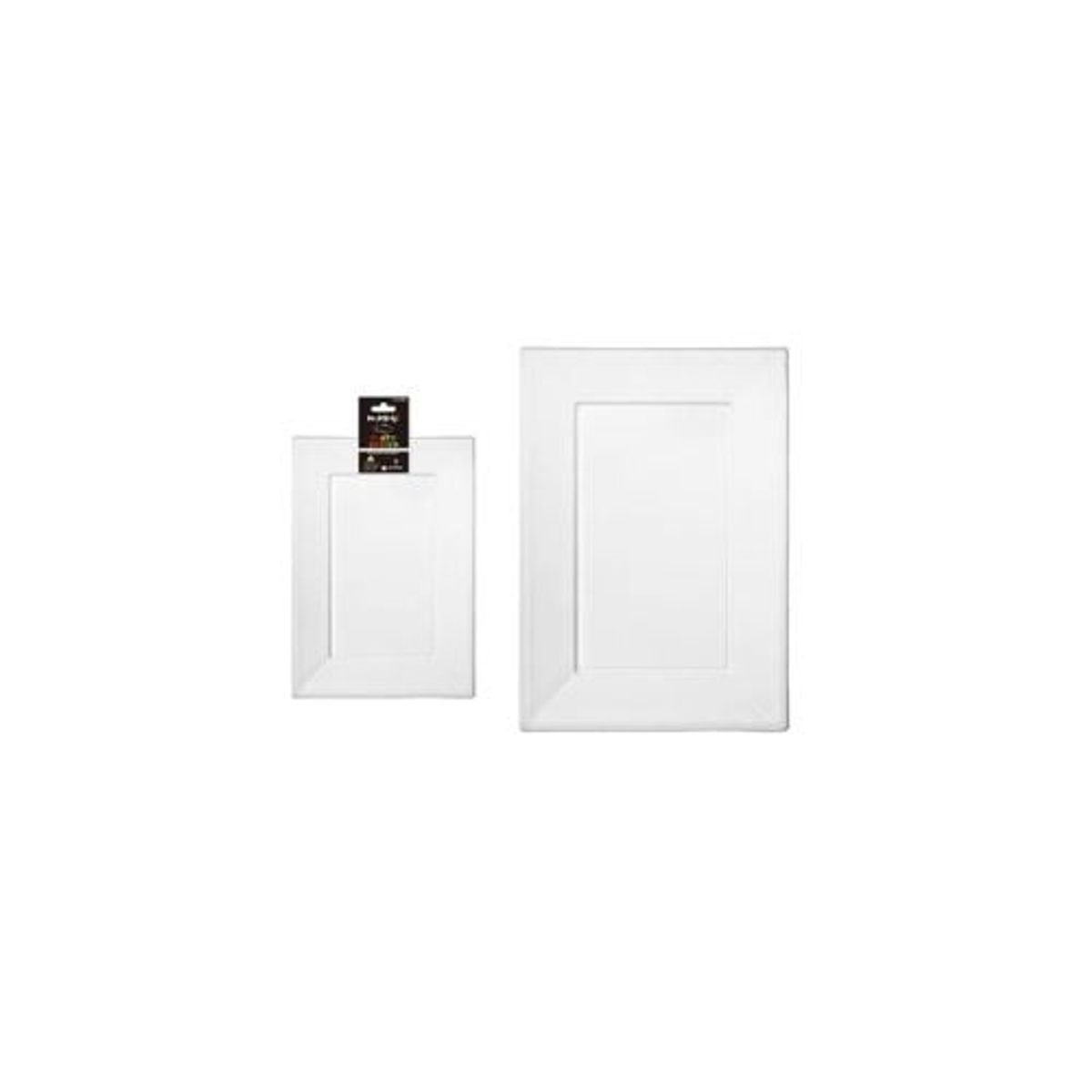 GENERICO - Plato Rectangular De Plástico Blanco 33x23cm 3pc 35g
