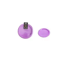 GENERICO - Platos Plásticos Lila 23cm 10pcs