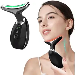 KUANGYE - Masajeador Facial Portátil Eléctrico Cuello Antiarrugas Masajeador Belleza Para Estirar y Levantar