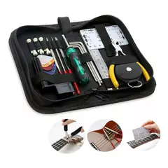 KUANGYE - Kit Herramientas Reparacion Mantencion Guitarras, 22 Piezas