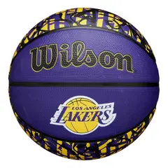 WILSON - Pelota Basketball Nba Graffiti LA Lakers Sz7