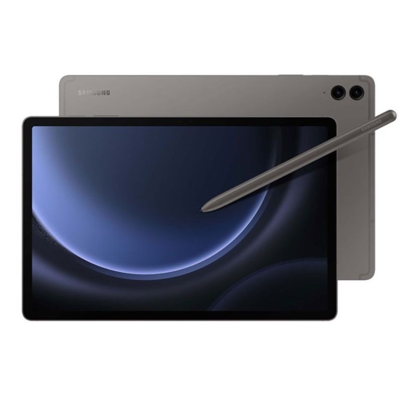SAMSUNG - Galaxy Tab S9 FE Plus + Book Cover Gris 128