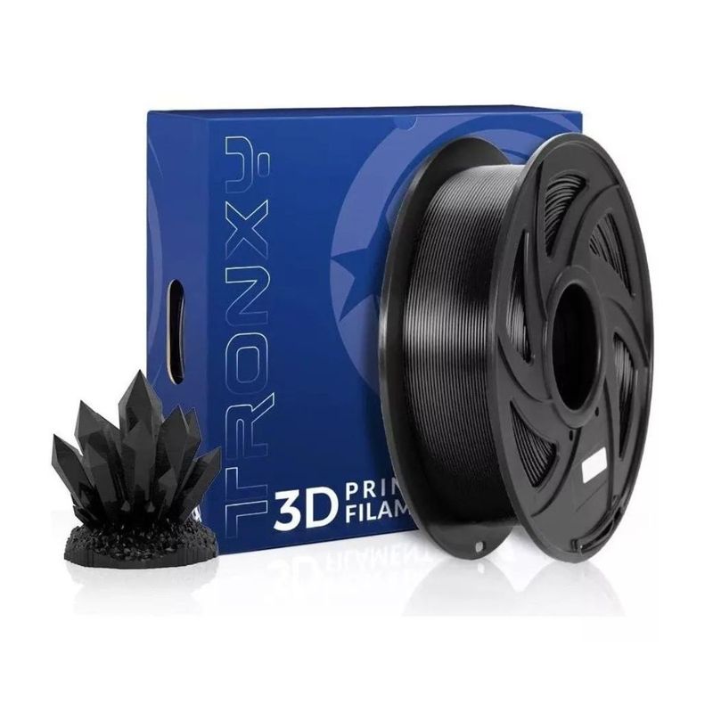 TODODESCUENTO - Filamento 3d Pla + Tronxy De 1.75mm Y 1kg- NEGRO