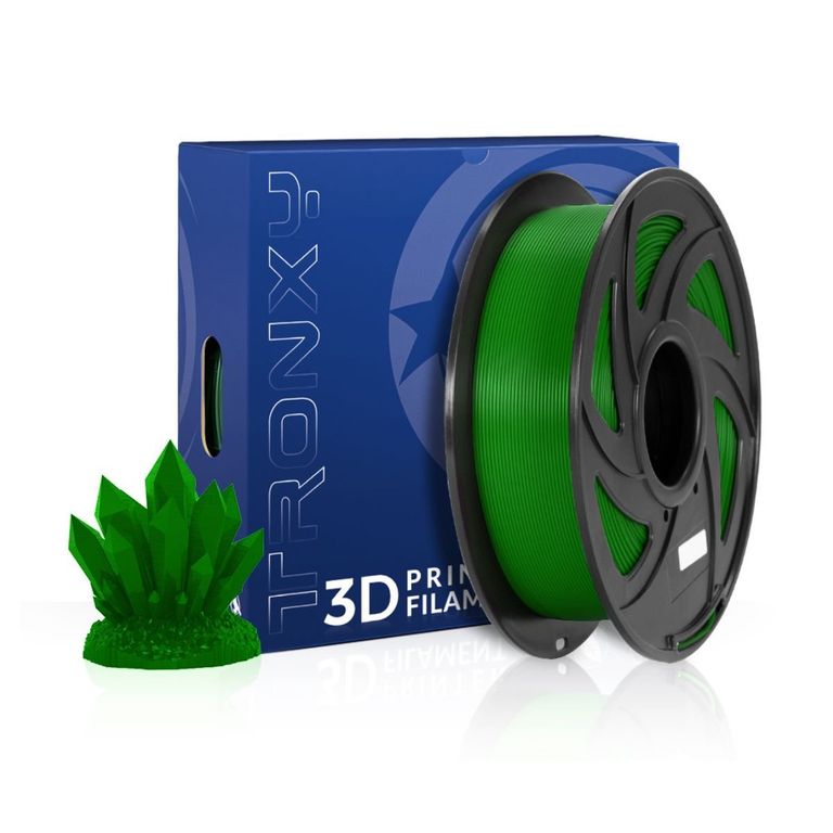 Filamento 3d Pla + Tronxy De 1.75mm Y 1kg- VERDE