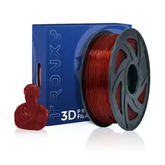 TODODESCUENTO - Filamento 3d Petg Tronxy De 1.75mm Y 1kg- ROJO TRANSPARENTE