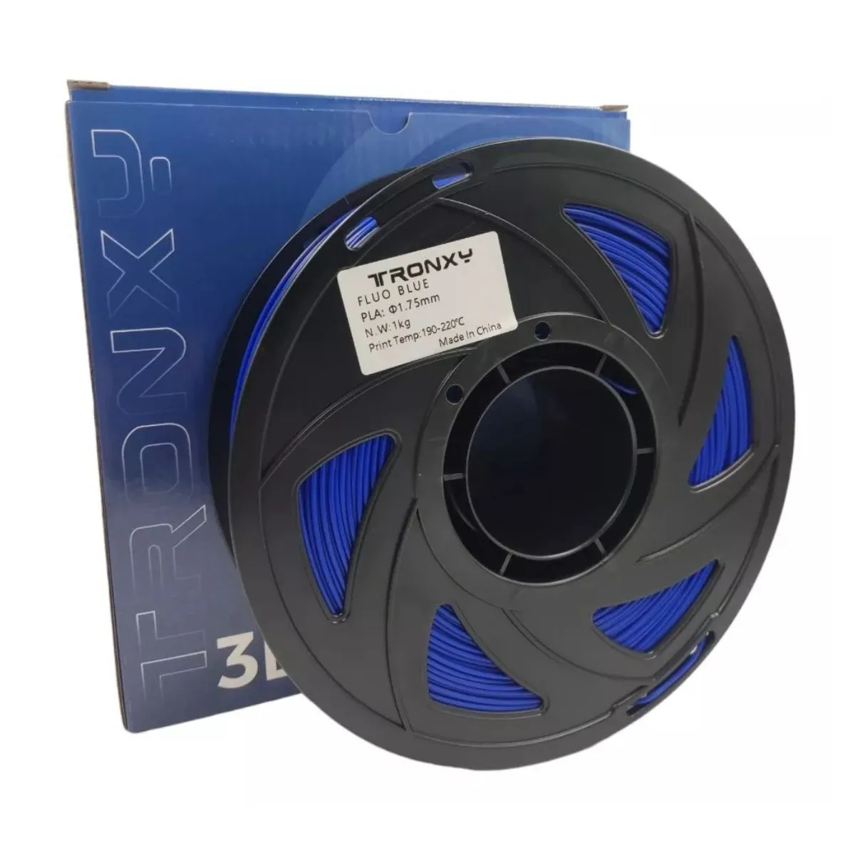 TODODESCUENTO - Filamento 3d Pla + Tronxy De 1.75mm Y 1kg- AZUL